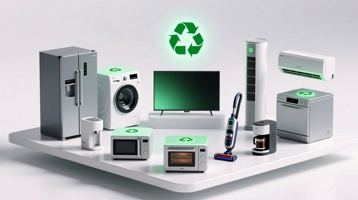kepco-energy-efficiency-appl - (사진: 지원 대상인 11개 주요 품목과 환급 기준인 에너지 소비효율 1등급 표시를 식별하는 (현장 체크포인트 안내 이미지 2)